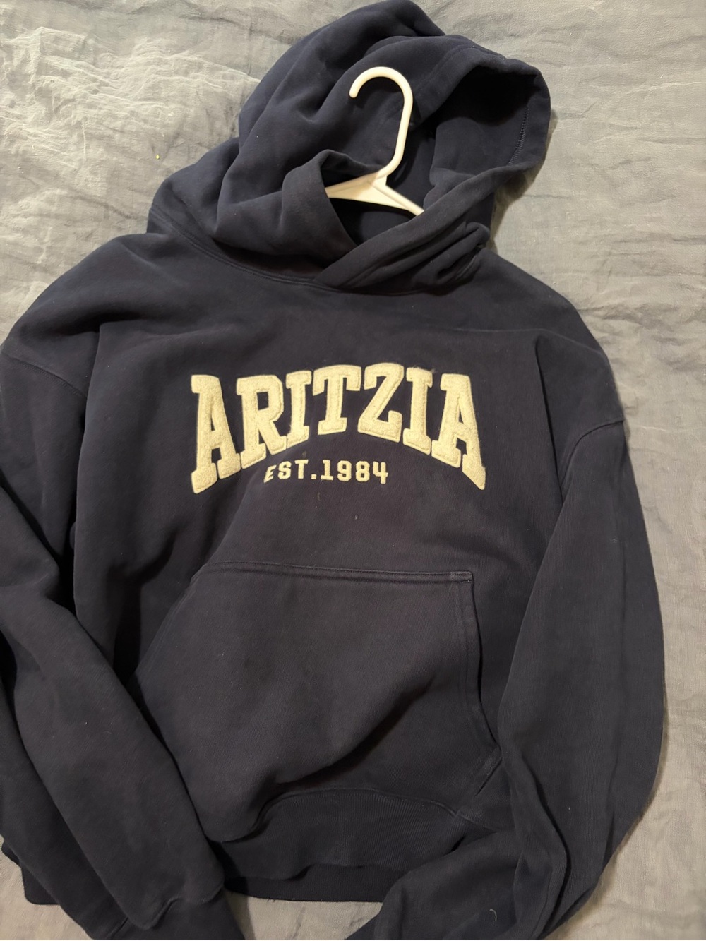 Aritzia women’s  Navy Hoodie Sweatshirt